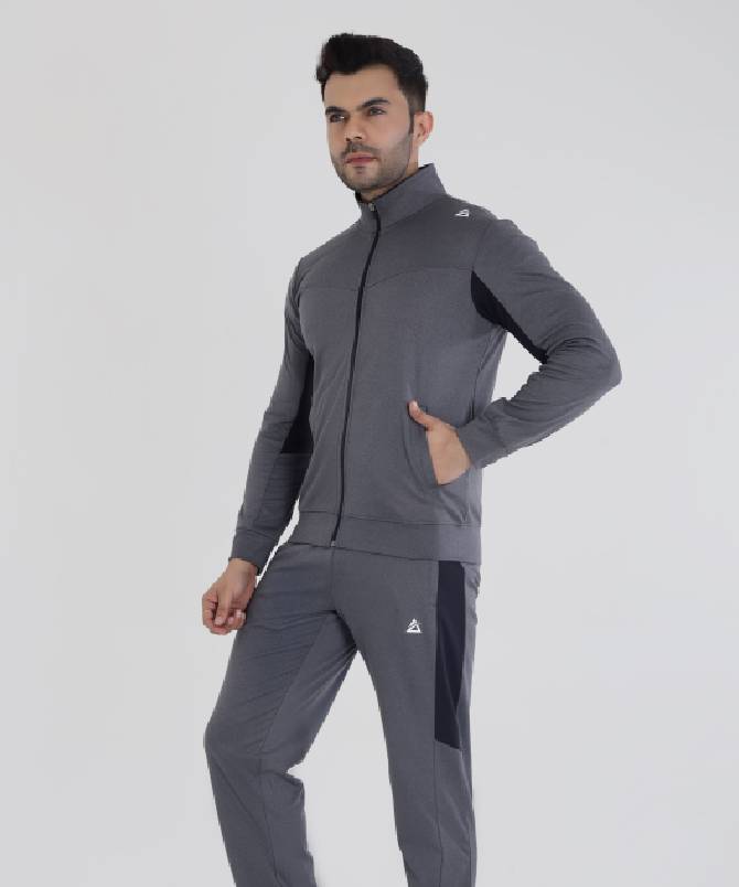 Men's full zipper hoodie Dark Grey - Image 5