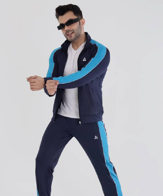 Men's full zipper hoodie Navy - Image 6