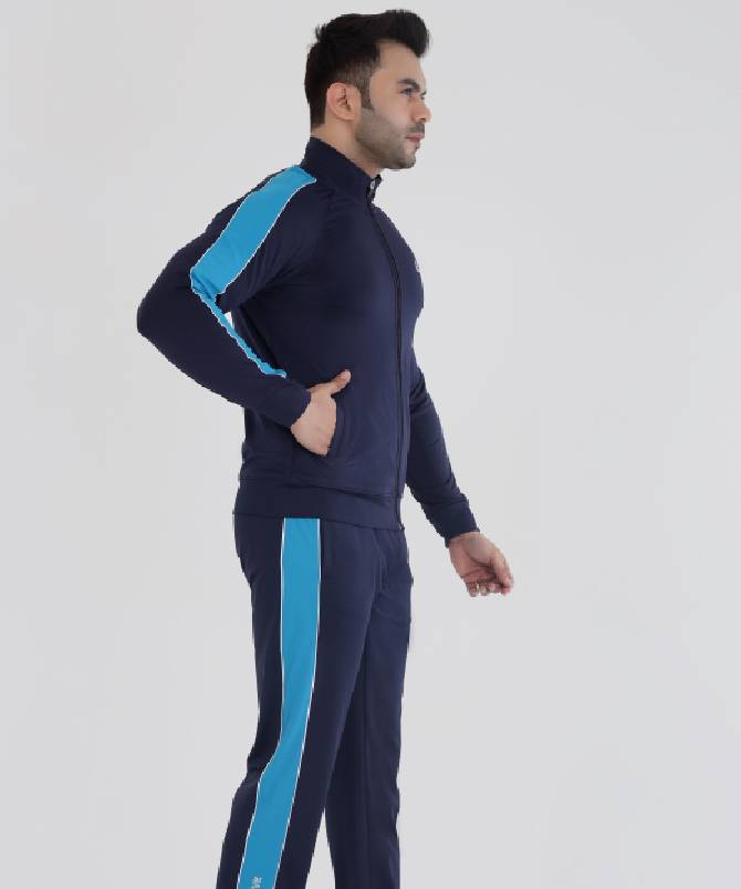 Men's full zipper hoodie Navy - Image 8