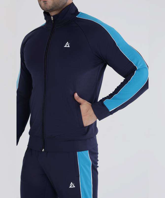 Men's full zipper hoodie Navy - Image 4
