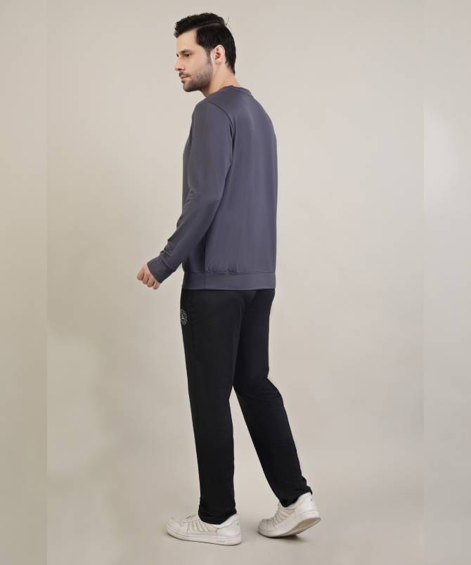 Men's full zipper hoodie Steel Grey - Image 2