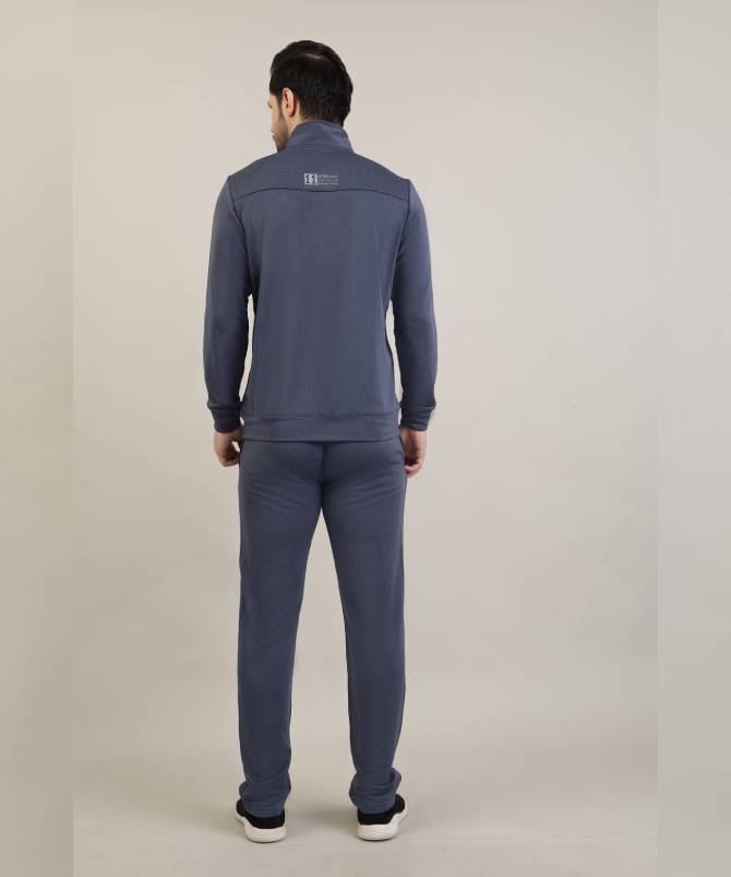 Men's Trendy full zipper upper Fruk Blue - Image 3