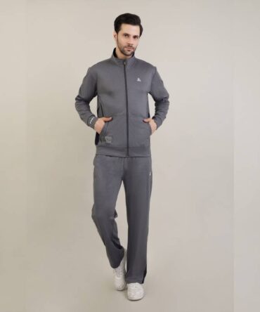 Men's full zipper hoodie Black DGrey