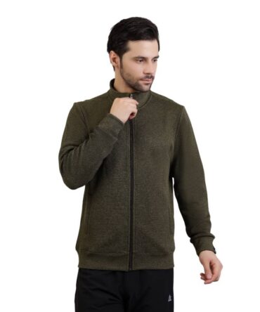 Men's PREMIUM TEXTURED FULL ZIP JACKET olive