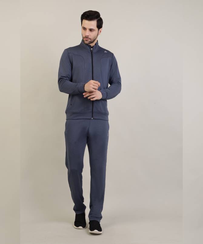 Men's Trendy full zipper upper Fruk Blue - Image 4