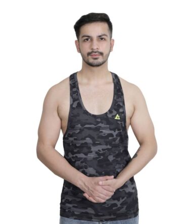 Camouflaged gym vest