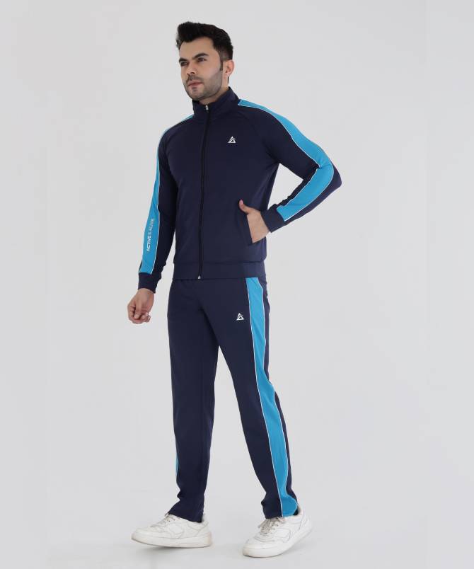 Men's full zipper hoodie Navy - Image 5